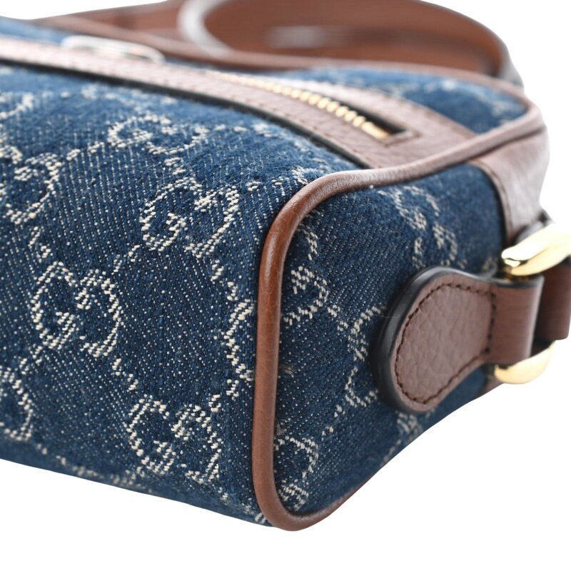 Blue Gucci Pearly GG Marmont Matelasse Crossbody Bag – Designer Revival