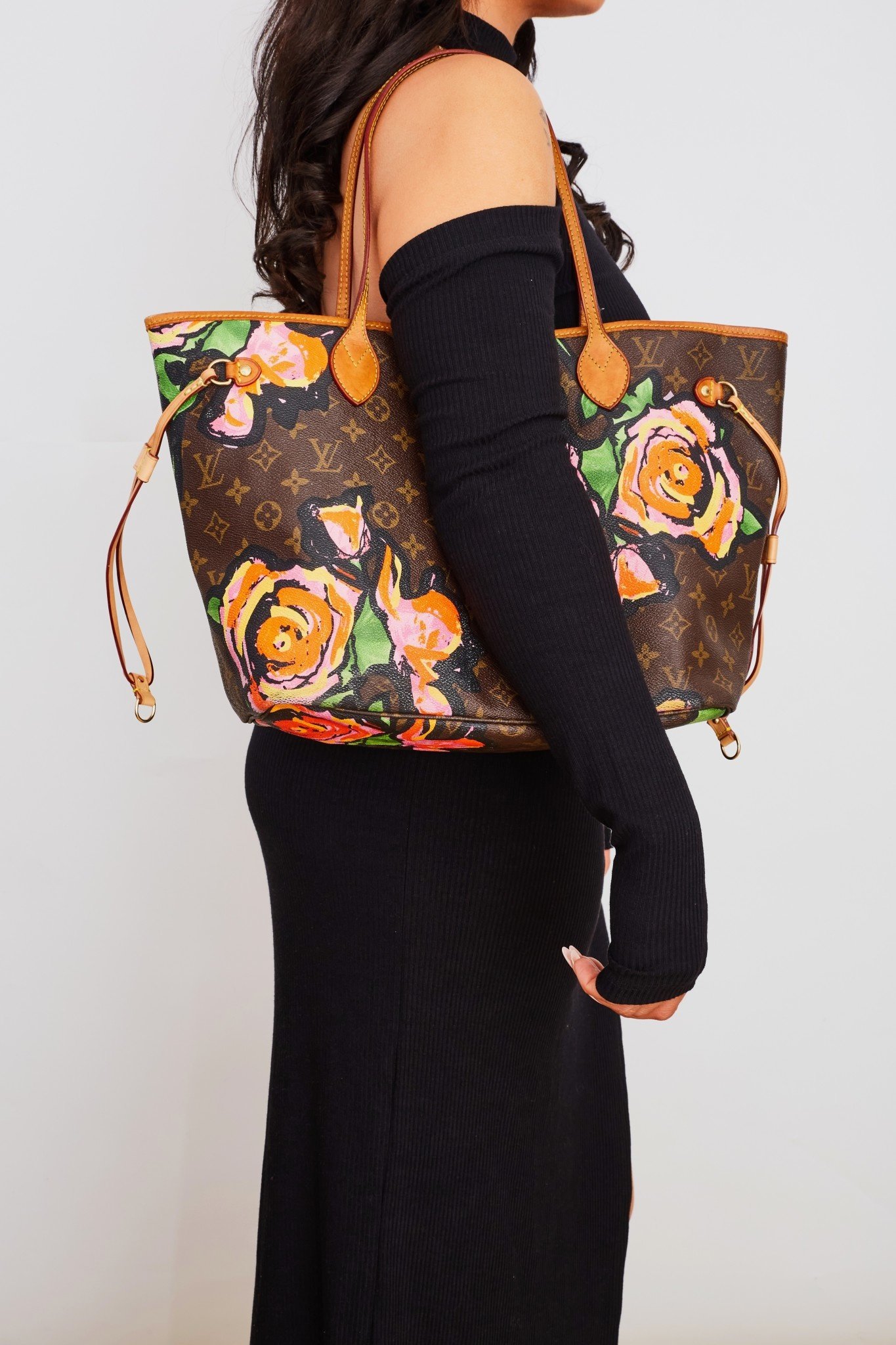 Louis Vuitton Stephen Sprouse Roses Neverfull MM at Jill's Consignment