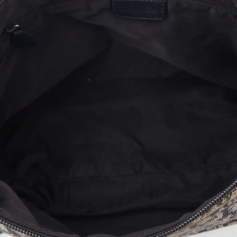 CHRISTIAN DIOR DIOR VINTAGE TROTTER SHOULDER MESSENGER BAG NAVY (2003)