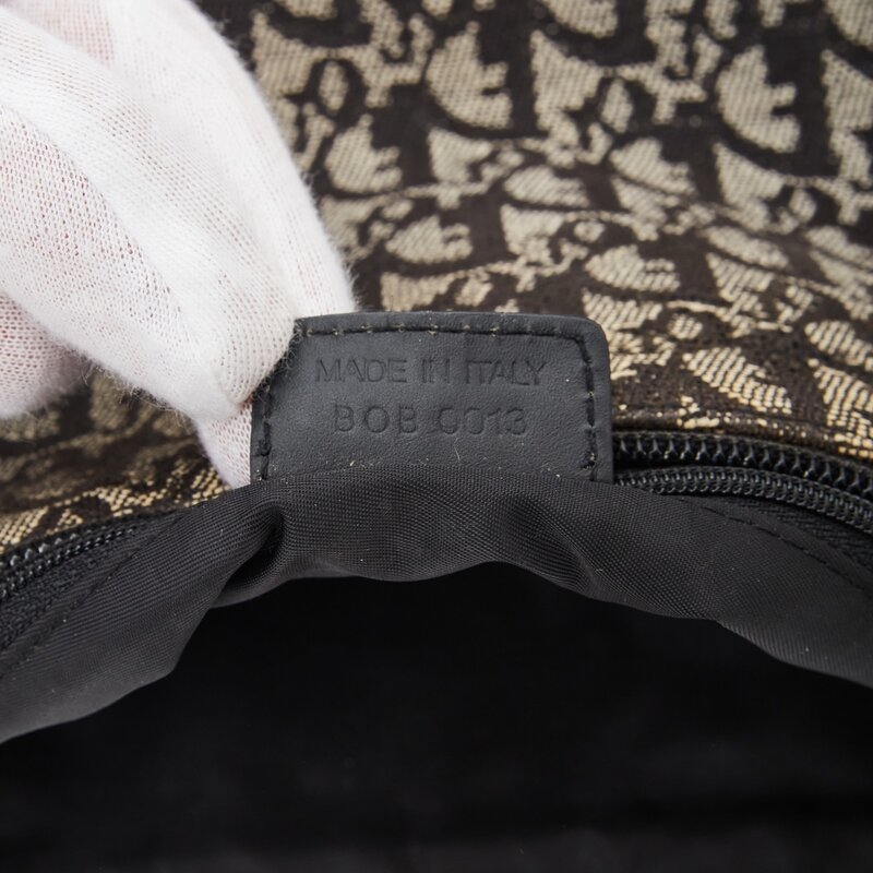 CHRISTIAN DIOR DIOR VINTAGE TROTTER SHOULDER MESSENGER BAG NAVY (2003)