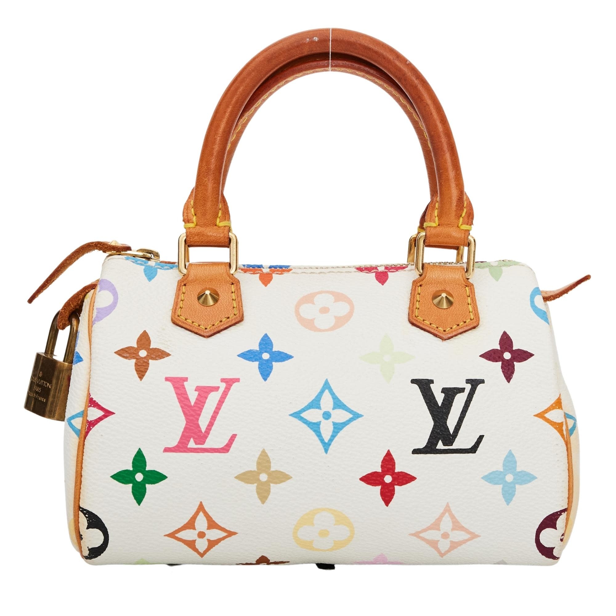 LOUIS VUITTON MURAKAMI WHITE MULTICOLOR MONOGRAM NANO SPEEDY - CRTBLNCHSHP