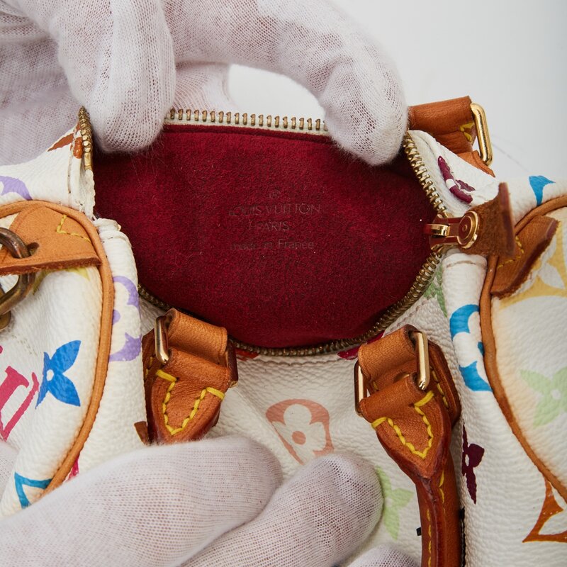Louis Vuitton - Authenticated Nano Speedy / Mini HL Handbag - Cloth Brown for Women, Very Good Condition