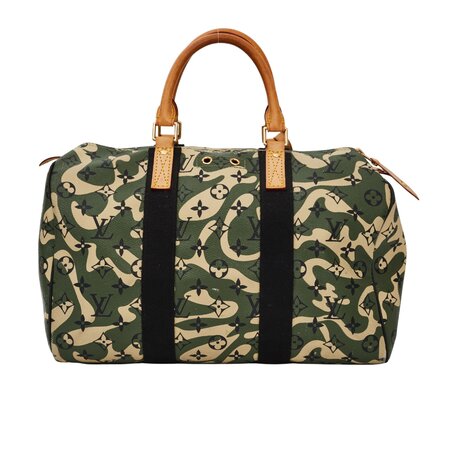 Louis Vuitton 2008 Pre-owned Monogramouflage Speedy 35 Handbag - Green
