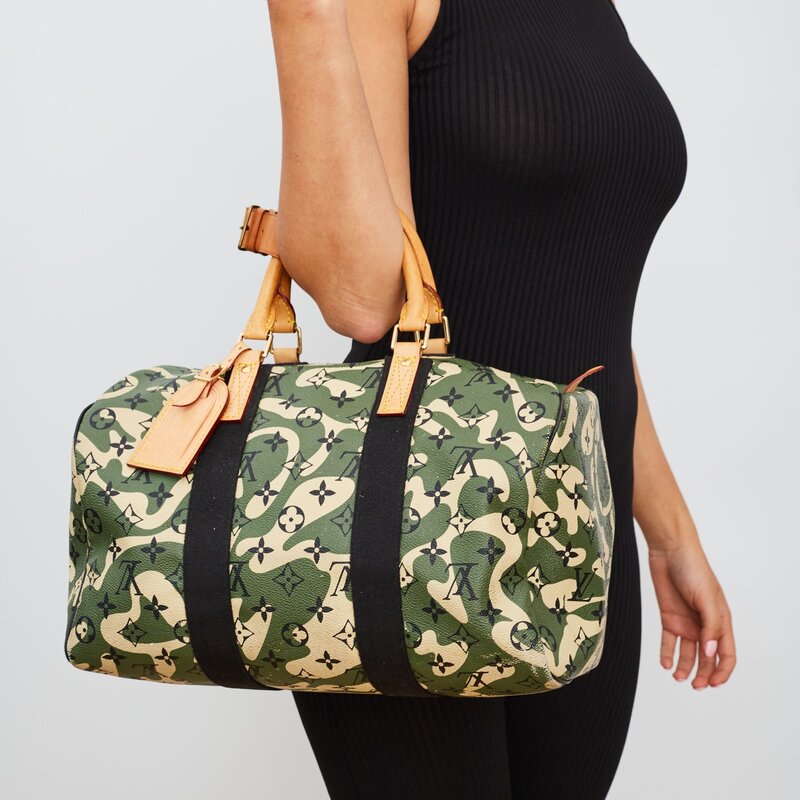 LOUIS VUITTON LOUIS VUITTON MURAKMI MONOGRAMOUFLAGE SPEEDY 35 (2008)