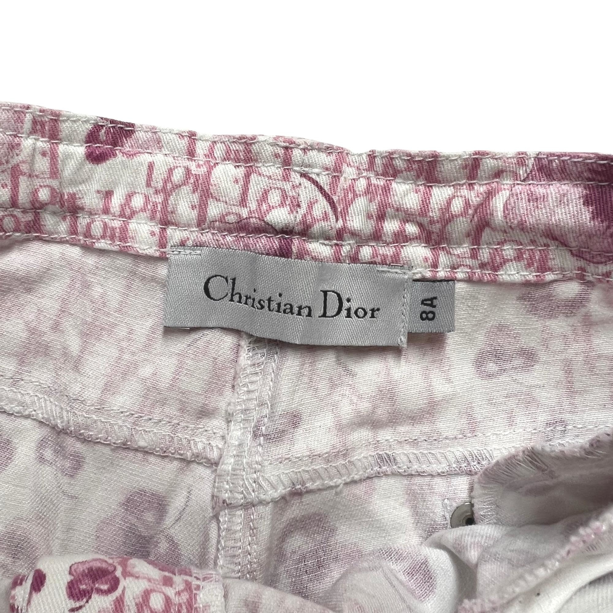 CHRISTIAN DIOR VINTAGE DIORISSIMO TROTTER DENIM CONVERTIBLE SHORTS JEANS -  PANTS RARE JOHN GALLIANO RUNWAY