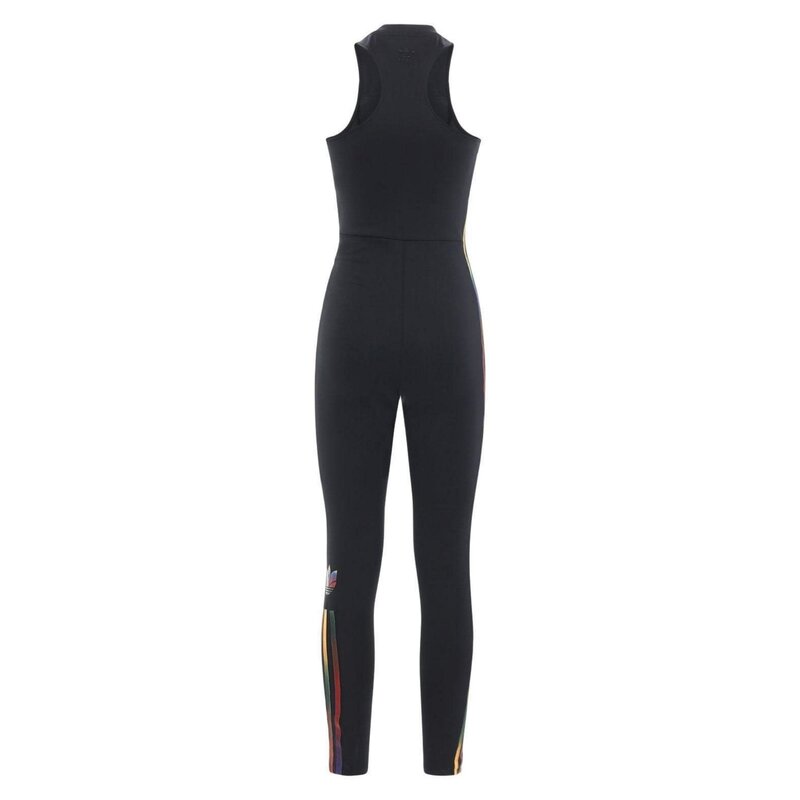 ADIDAS RAINBOW BLACK TECH JUMPSUIT (M)