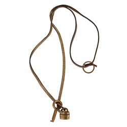 CHLOE CHLOE PADLOCK AND KEY KEYCHAIN NECKLACE