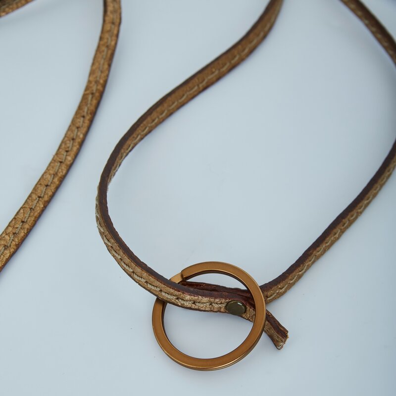 CHLOE CHLOE PADLOCK AND KEY KEYCHAIN NECKLACE