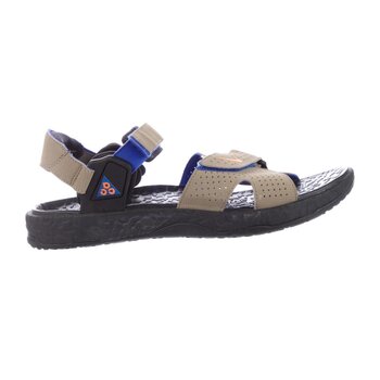 NIKE NIKE VINYL COLOR BLOCK PATTERN DAD SANDALS (US 12)