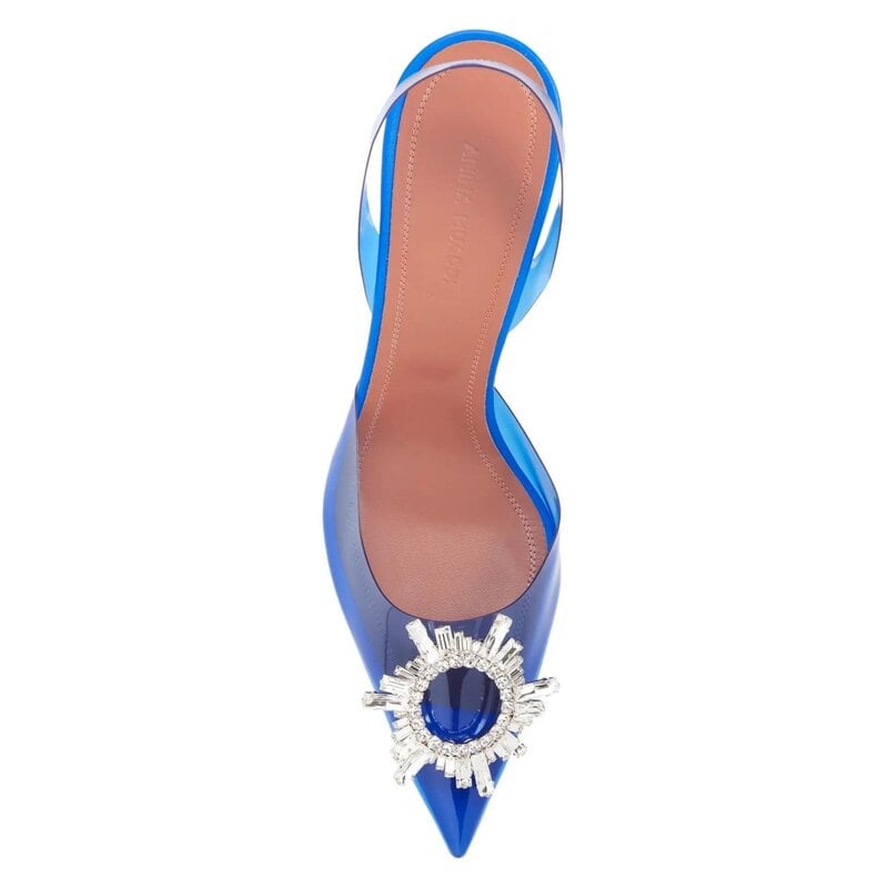 AMINA MUADDI BEGUM PVC SLINGBACK BLUE (EU 41 | US 10)