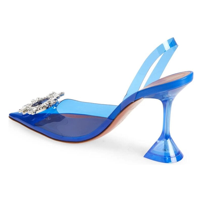 AMINA MUADDI BEGUM PVC SLINGBACK BLUE (EU 41 | US 10)