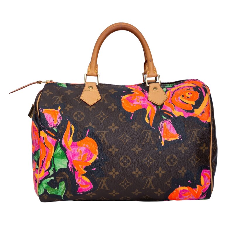 LOUIS VUITTON MONOGRAM ROSES SPEEDY 30 HANDBAG (2008) - CRTBLNCHSHP