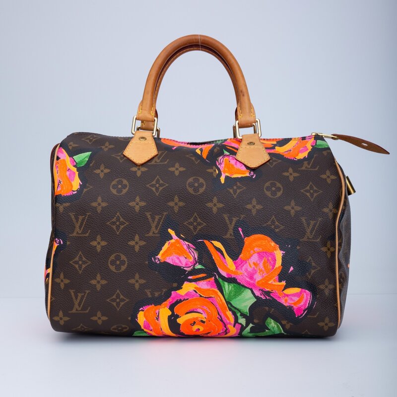 LOUIS VUITTON LOUIS VUITTON MONOGRAM ROSES SPEEDY 30 HANDBAG (2008)