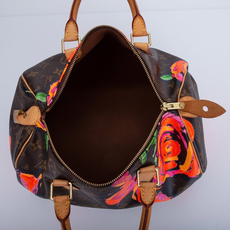LOUIS VUITTON LOUIS VUITTON MONOGRAM ROSES SPEEDY 30 HANDBAG (2008)