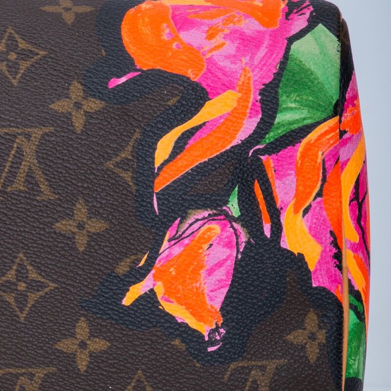 LOUIS VUITTON LOUIS VUITTON MONOGRAM ROSES SPEEDY 30 HANDBAG (2008)