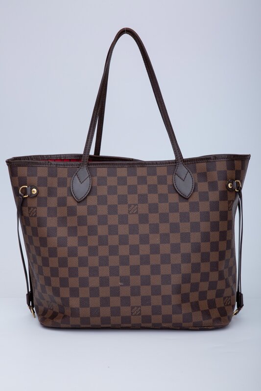LOUIS VUITTON LOUIS VUITTON DAMIER EBENE NEVERFULL TOTE MM NO POCHETTE