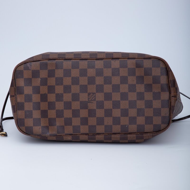LOUIS VUITTON LOUIS VUITTON DAMIER EBENE NEVERFULL TOTE MM NO POCHETTE
