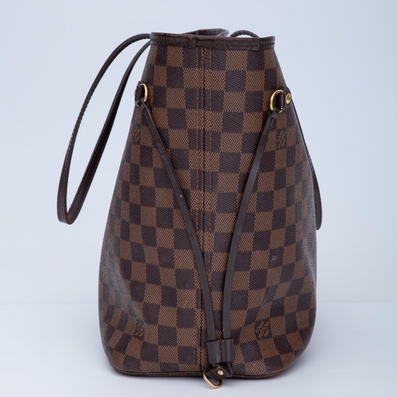 LOUIS VUITTON LOUIS VUITTON DAMIER EBENE NEVERFULL TOTE MM NO POCHETTE