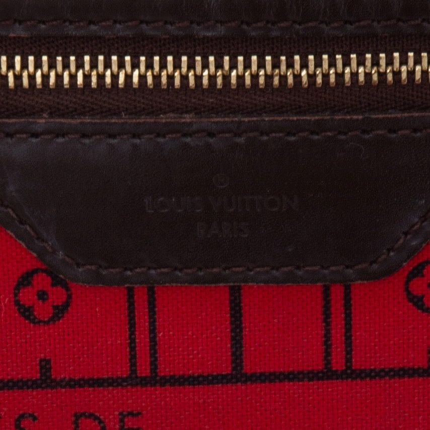 Authentic Louis Vuitton Damier Ebene Neverfull PM Tote Bag – Paris