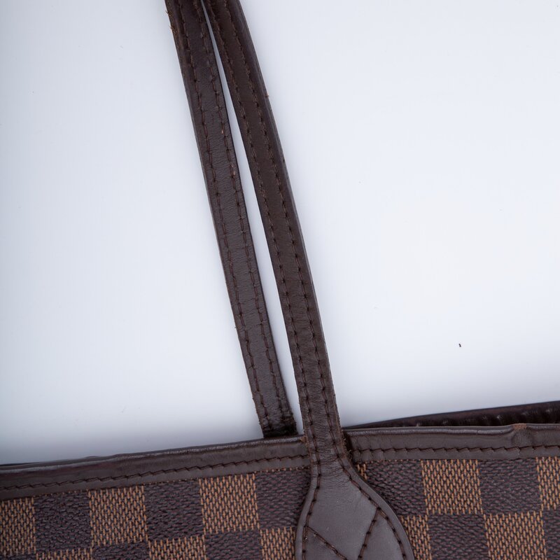 LOUIS VUITTON LOUIS VUITTON DAMIER EBENE NEVERFULL TOTE MM NO POCHETTE