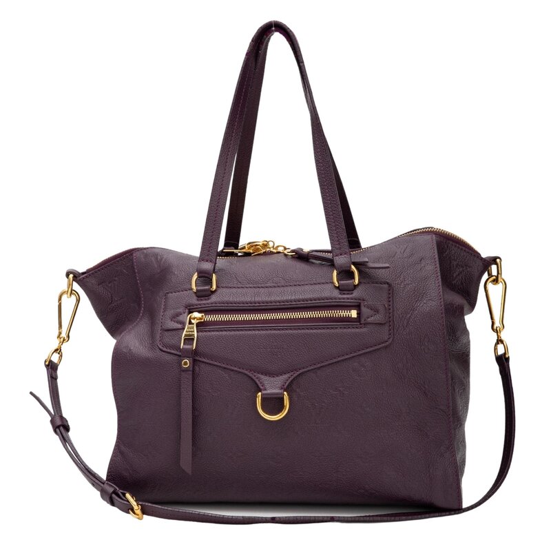 LOUIS VUITTON LOUIS VUITTON MONOGRAM EMPREINTE LUMINEUSE GM TOTE BAG (2011) PURPLE