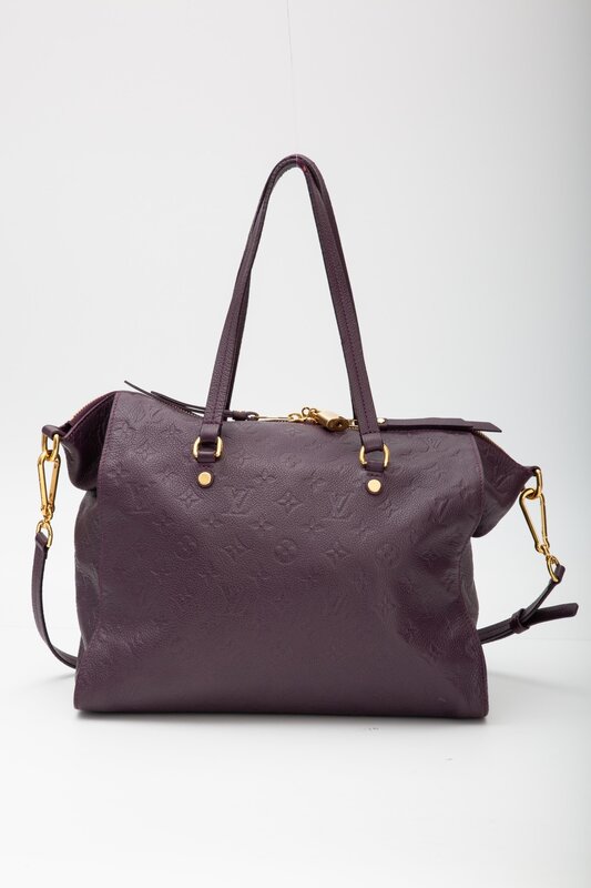 LOUIS VUITTON LOUIS VUITTON MONOGRAM EMPREINTE LUMINEUSE GM TOTE BAG (2011) PURPLE