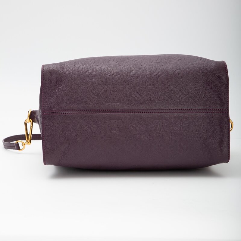 LOUIS VUITTON LOUIS VUITTON MONOGRAM EMPREINTE LUMINEUSE GM TOTE BAG (2011) PURPLE