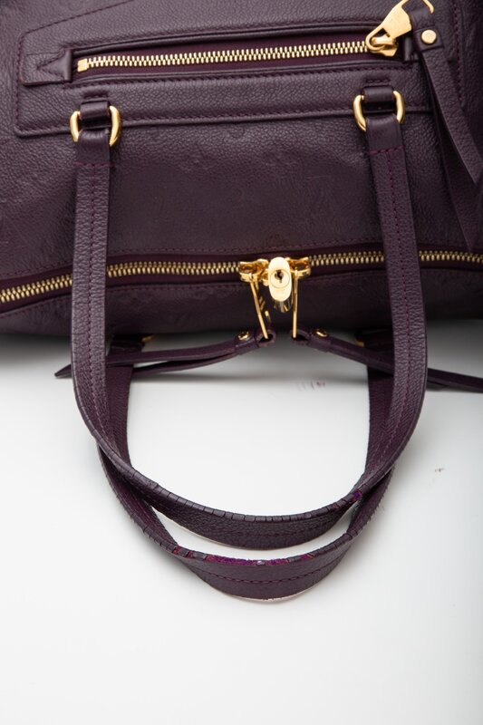 LOUIS VUITTON LOUIS VUITTON MONOGRAM EMPREINTE LUMINEUSE GM TOTE BAG (2011) PURPLE