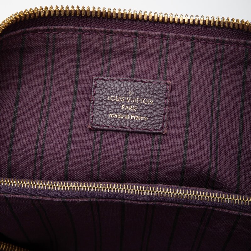 LOUIS VUITTON LOUIS VUITTON MONOGRAM EMPREINTE LUMINEUSE GM TOTE BAG (2011) PURPLE