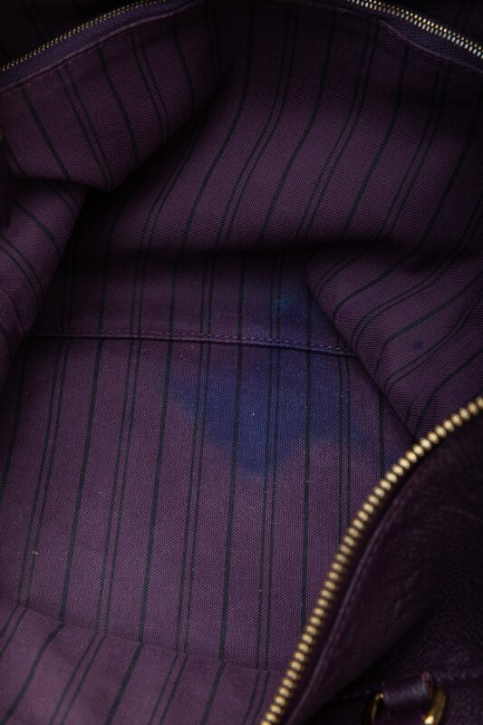 LOUIS VUITTON LOUIS VUITTON MONOGRAM EMPREINTE LUMINEUSE GM TOTE BAG (2011) PURPLE