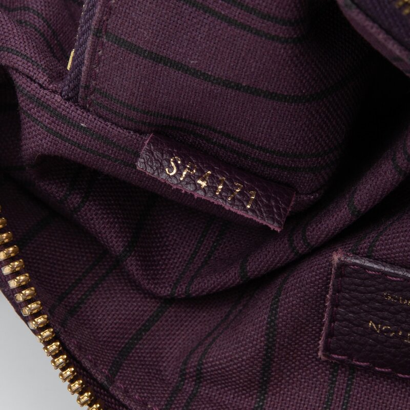 LOUIS VUITTON LOUIS VUITTON MONOGRAM EMPREINTE LUMINEUSE GM TOTE BAG (2011) PURPLE