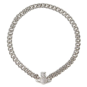 VIVIENNE WESTWOOD VIVIENNE WESTWOOD GRAZIELLA SILVER CHAIN CHOKER