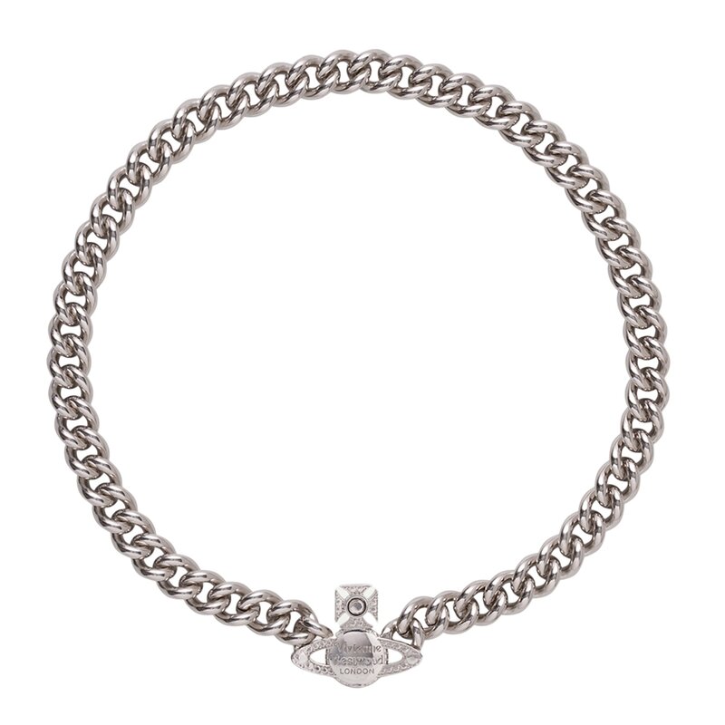 VIVIENNE WESTWOOD VIVIENNE WESTWOOD GRAZIELLA SILVER CHAIN CHOKER