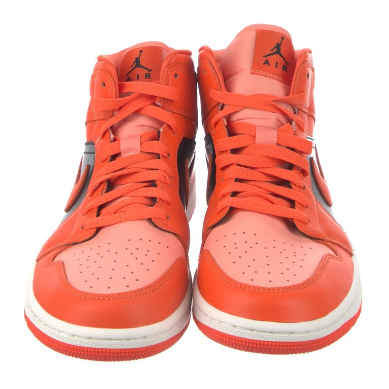 Air jordan 1 retro mid orange clearance