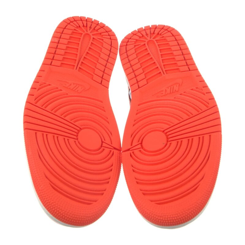 NIKE NIKE JORDAN 1 MID RUSH ORANGE CRIMSON BLISS (11 US)