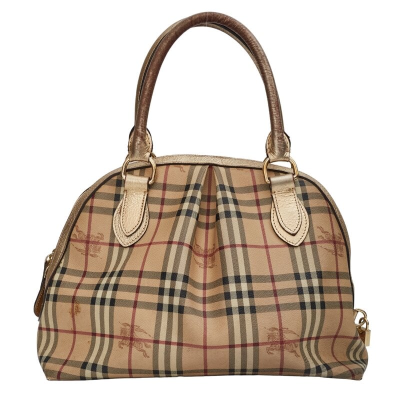 HAYMARKET CHECK METALLIC HANDLE THORNLEY BOWLING BAG