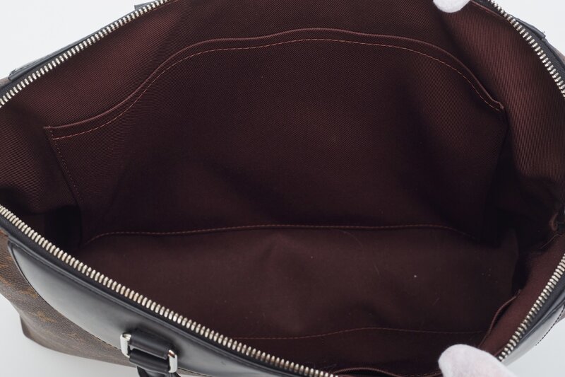 LOUIS VUITTON LOUIS VUITTON MONOGRAM MACASSAR PORTE-DOCUMENTS JOUR BRIEFCASE