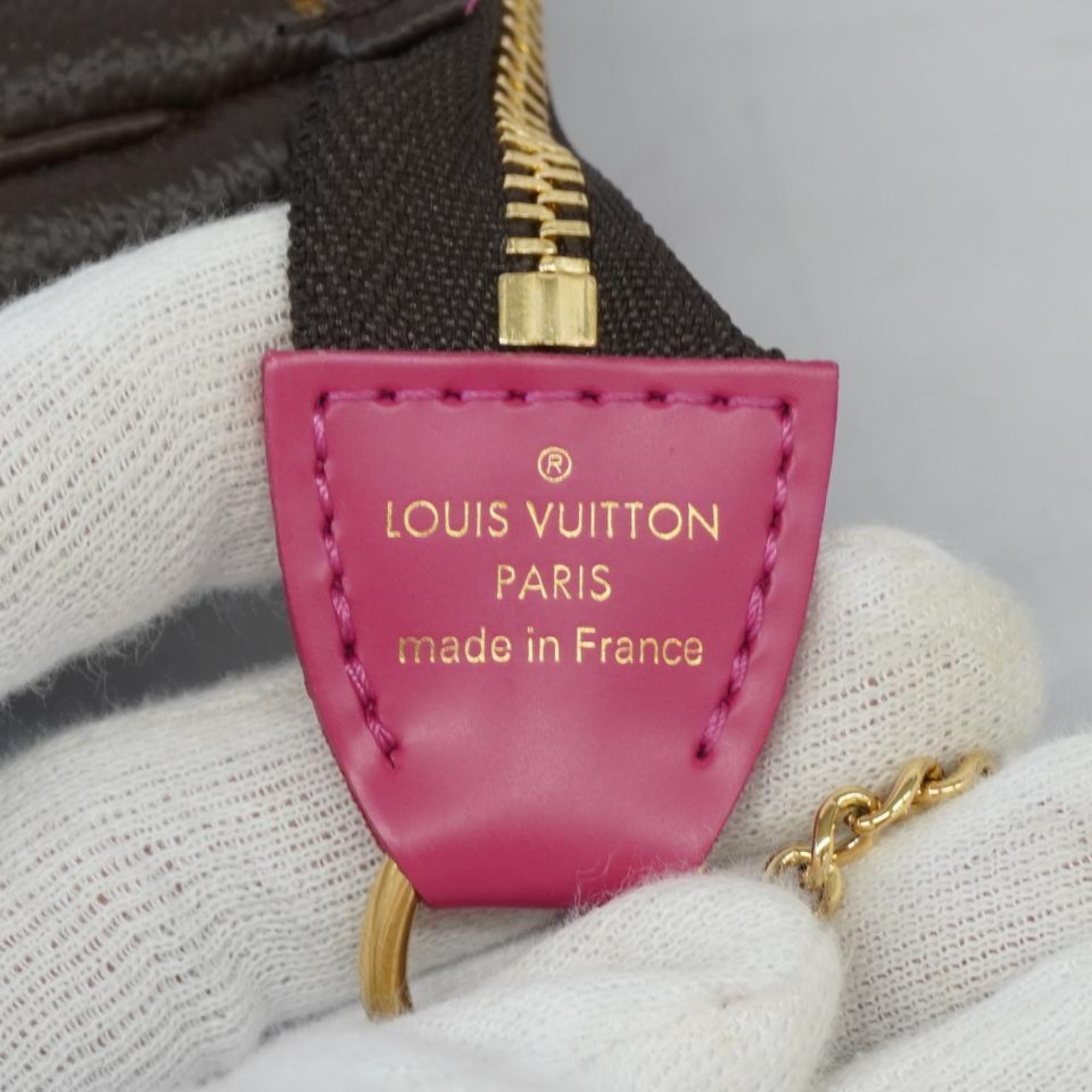 Louis Vuitton Pochette Accessoires Vivienne M69752 Animation Brown Coated  Canvas