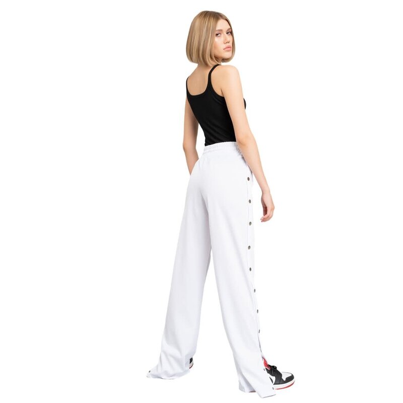 CRTBLNCHSHP SNAP BUTTON SIDE WHITE PANTS M