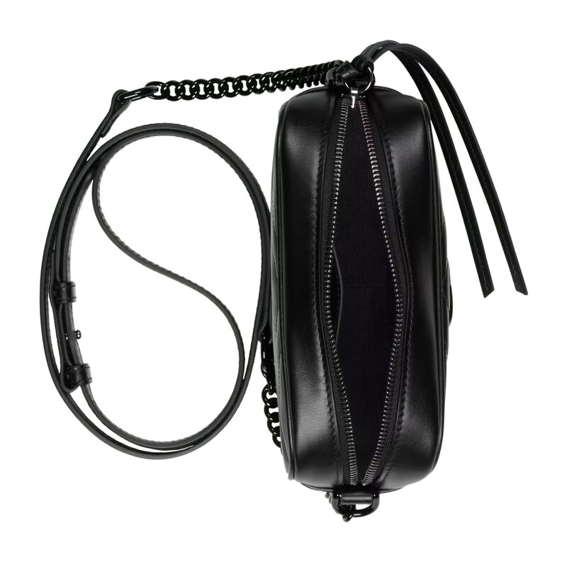 GG Marmont Mini Shoulder Bag in Black - Gucci