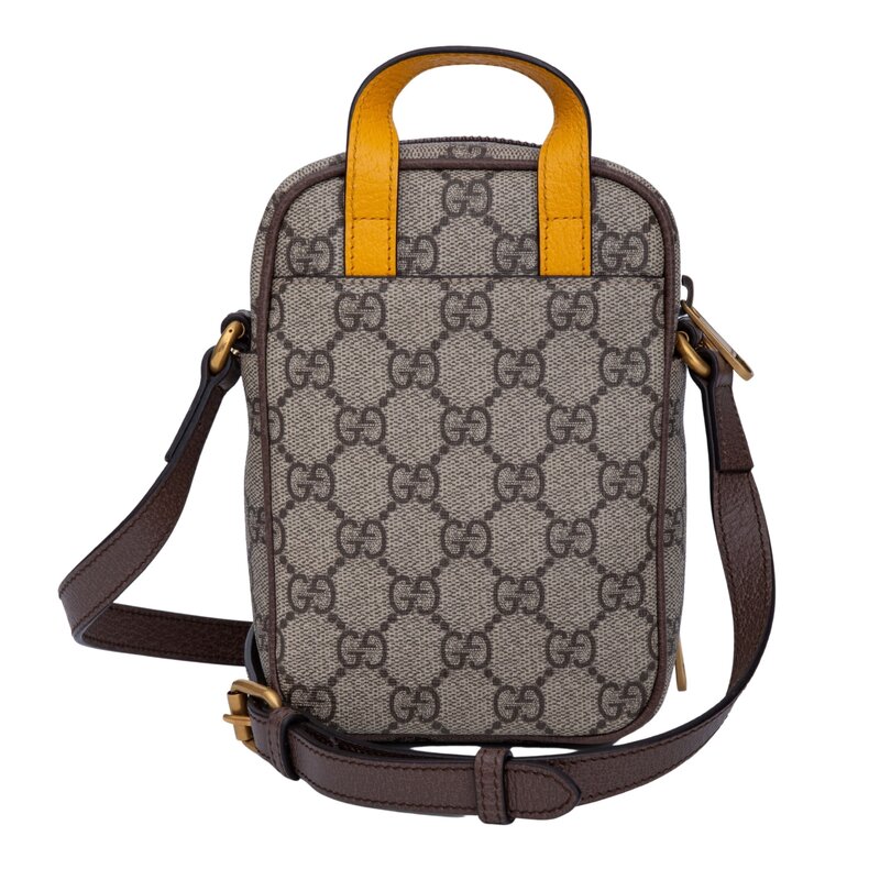 GUCCI GUCCI GG SUPREME CANVAS NEO VINTAGE MINI MESSENGER BAG