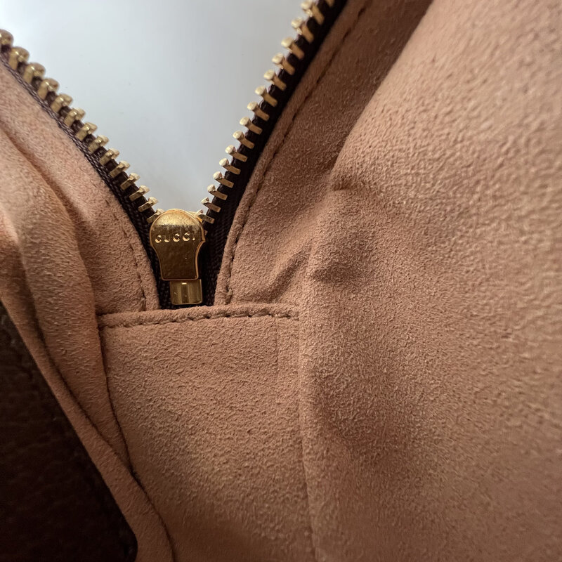 GUCCI GUCCI GG SUPREME OPHIDIA ROUND MINI BACKPACK (598667)