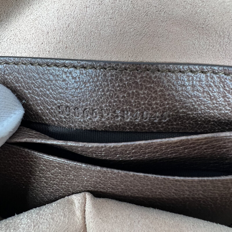 GUCCI GUCCI GG SUPREME OPHIDIA ROUND MINI BACKPACK (598667)