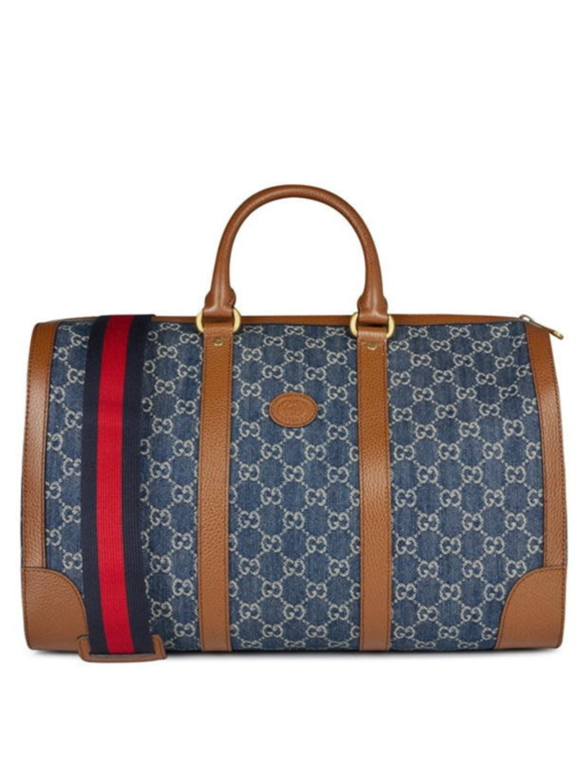 sac voyage gucci duffle bag signature gg supreme