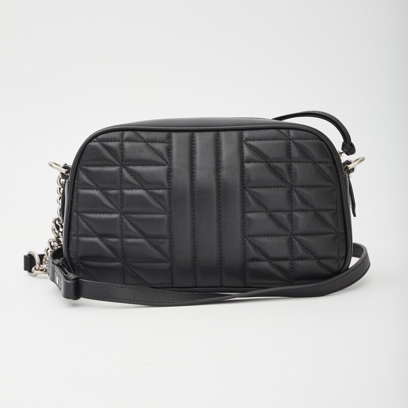 GUCCI GUCCI SMALL MARMONT CAMERA 2.0 BAG BLACK