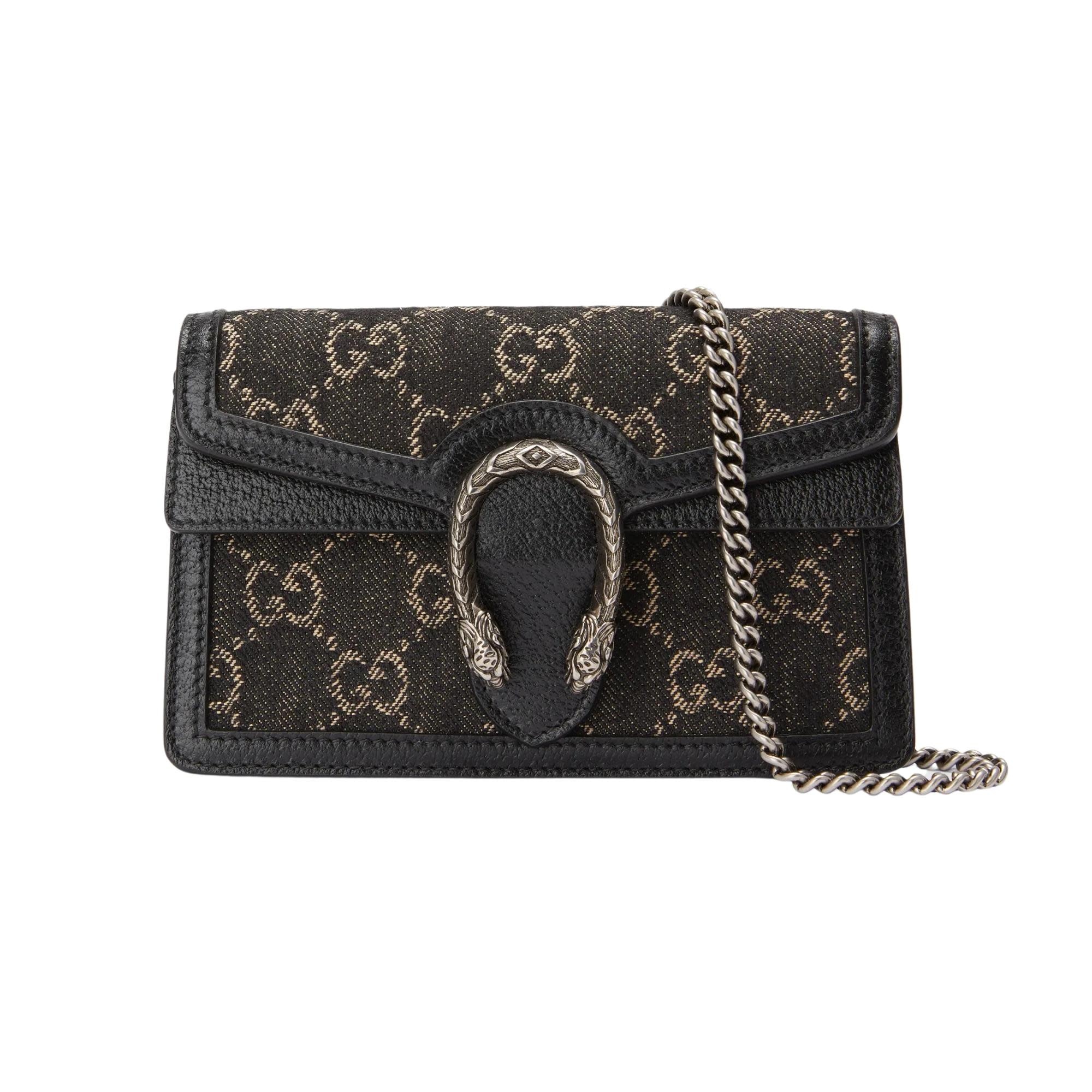 Denim gucci bag sale
