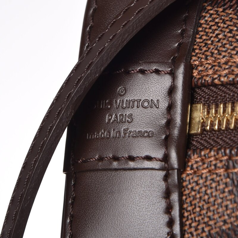 LOUIS VUITTON LOUIS VUITTON DAMIER EBENE ALMA BB HANDBAG