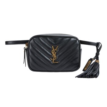 SAINT LAURENT SAINT LAURENT LOU YSL MONOGRAM MATELASSE LEATHER BELT BAG 614081