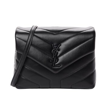 SAINT LAURENT SAINT LAURENT CALFSKIN SO BLACK Y QUILTED TOY LOULOU BAG OUTLET