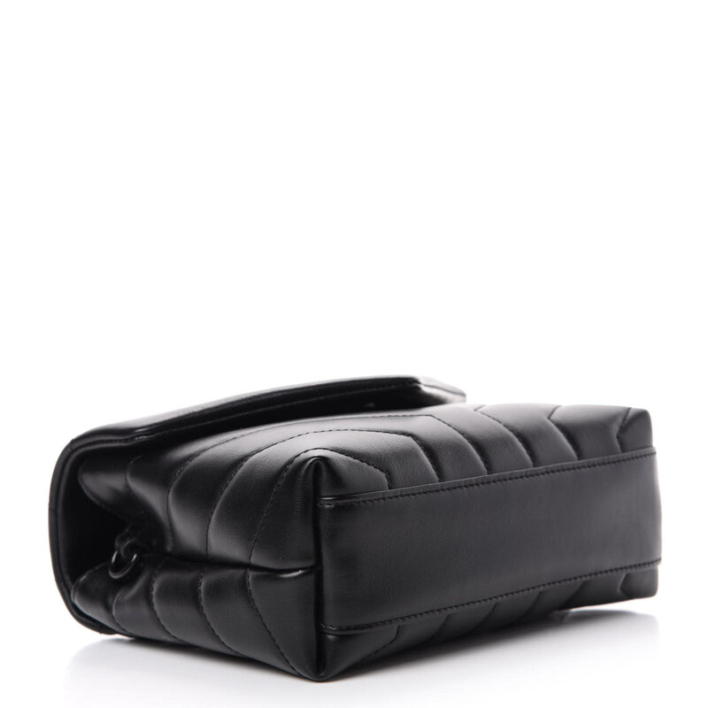 SAINT LAURENT SAINT LAURENT CALFSKIN SO BLACK Y QUILTED TOY LOULOU BAG OUTLET